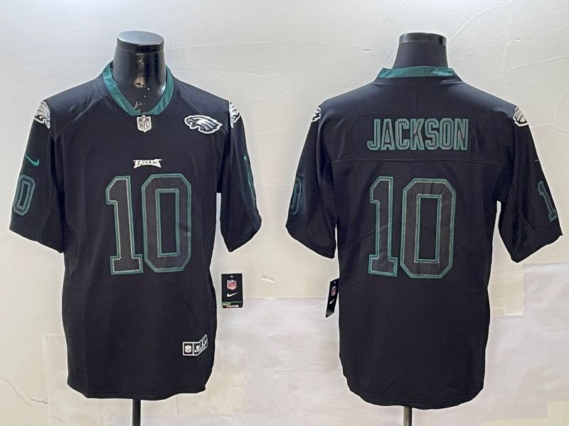 Men Philadelphia Eagles #10 Jackson Black Classic 2025 Nike Limited NFL Jersey style 5
